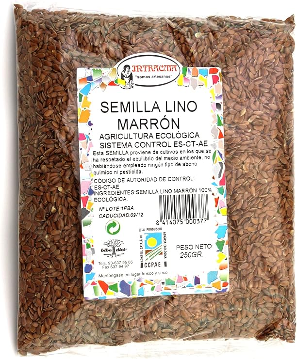 INTRACMA SEMILLAS DE LINO MARRON 250gr.
