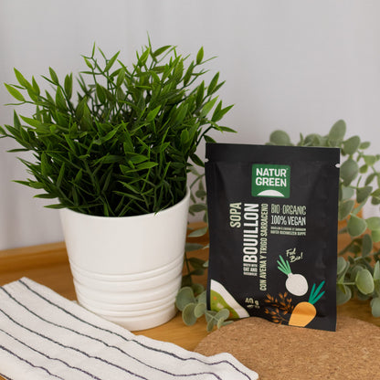 NaturGreen Sopa Bouillon con Avena y Trigo Bio 40g