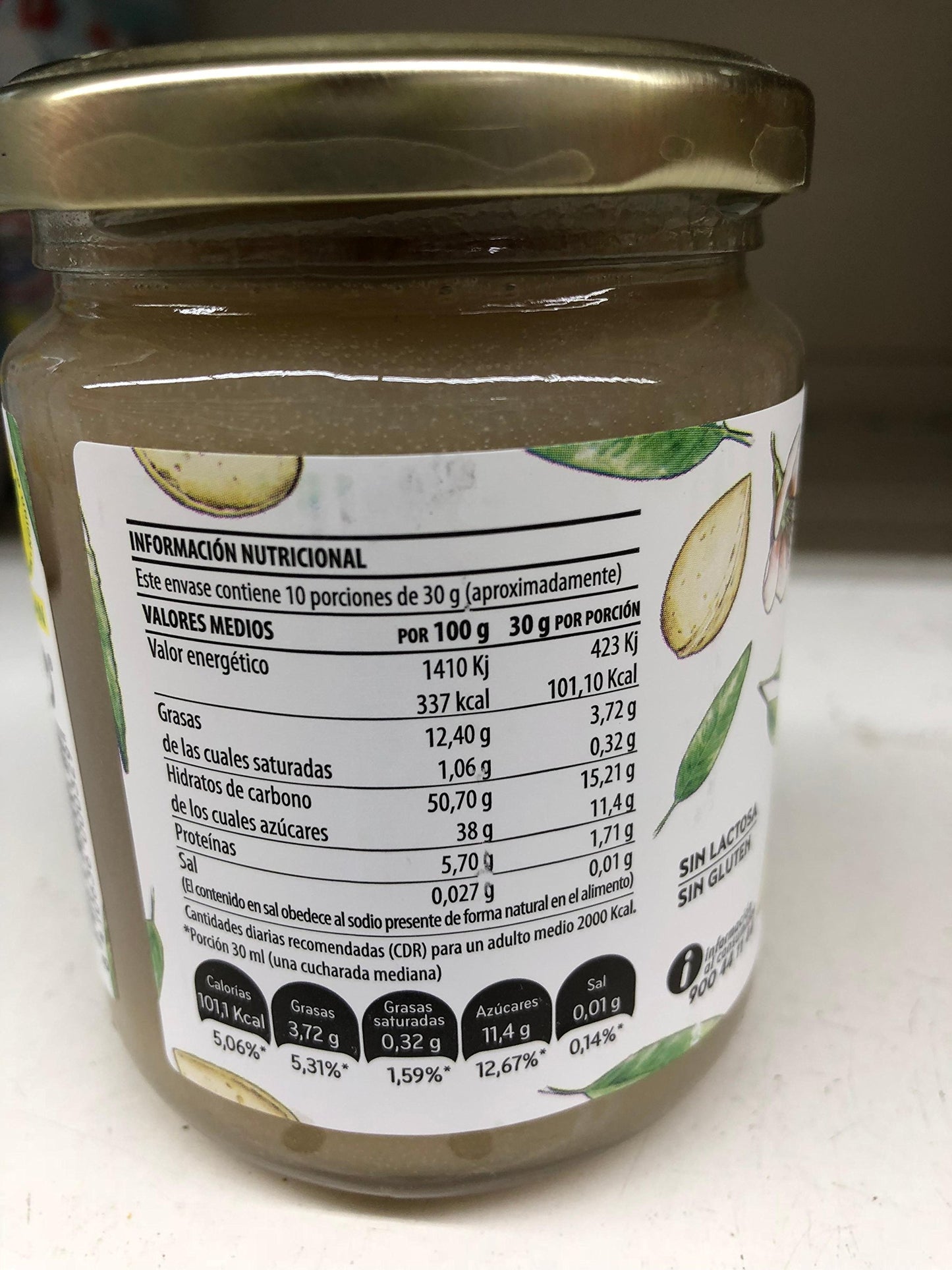Klam Almendrina Crema De Almendras 300 Gr Bote 300 Gramos - 100 g