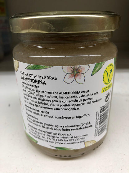 Klam Almendrina Crema De Almendras 300 Gr Bote 300 Gramos - 100 g