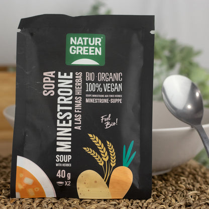NaturGreen Sopa de Minestrone Finas Hierbas Bio 40g