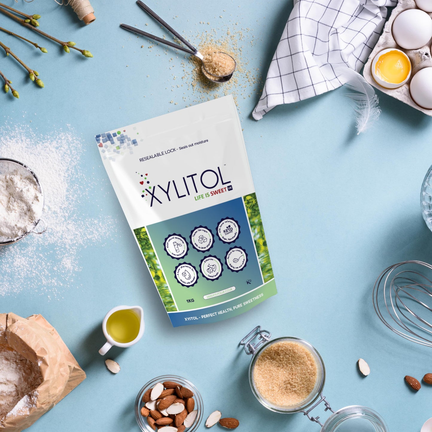 Xylitol Natural Sweetener 1Kg