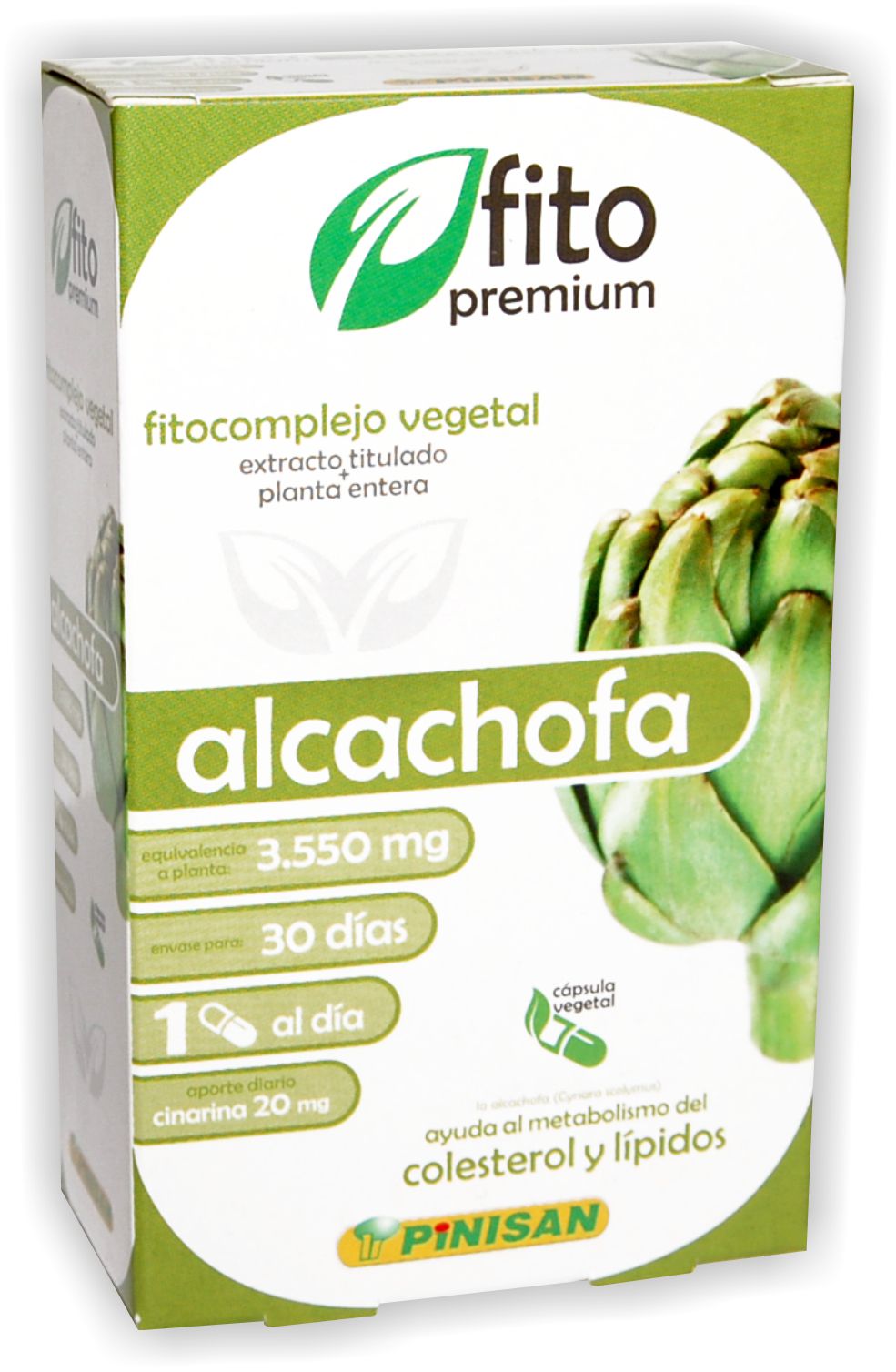 Fitopremium Alcachofa Pinisan 30 Cápsulas de Extracto Potente