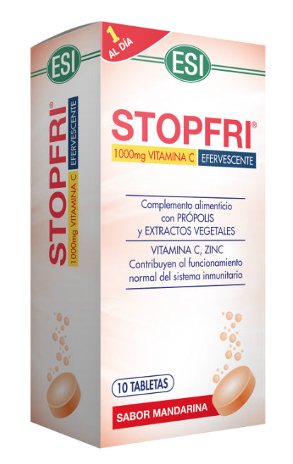 StopFri ESI Efervescente 10 Comprimidos Refuerzo Inmunitario Vitamina C