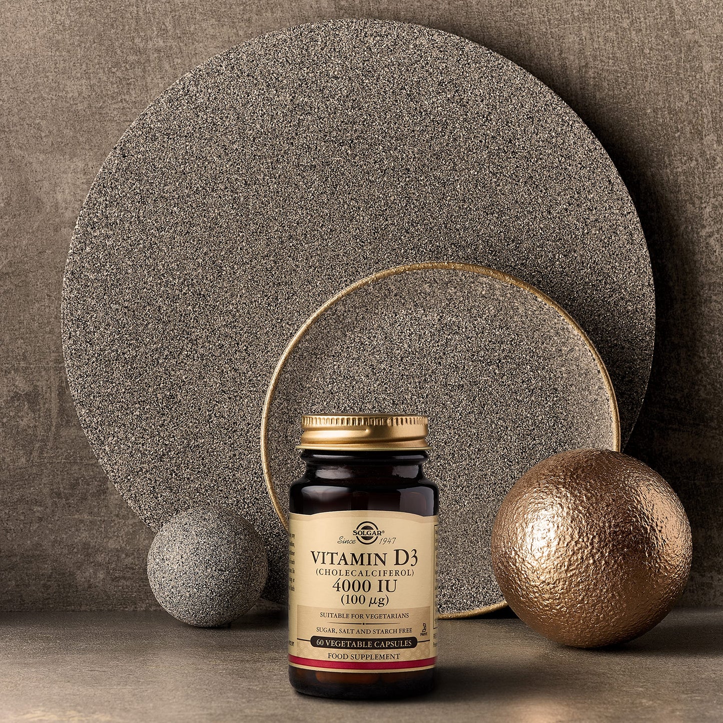 Solgar Vitamina D3 (Colecalciferol) 4000 UI (100 µg) Cápsulas vegetales