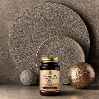 Solgar Vitamina D3 (Colecalciferol) 4000 UI (100 µg) Cápsulas vegetales