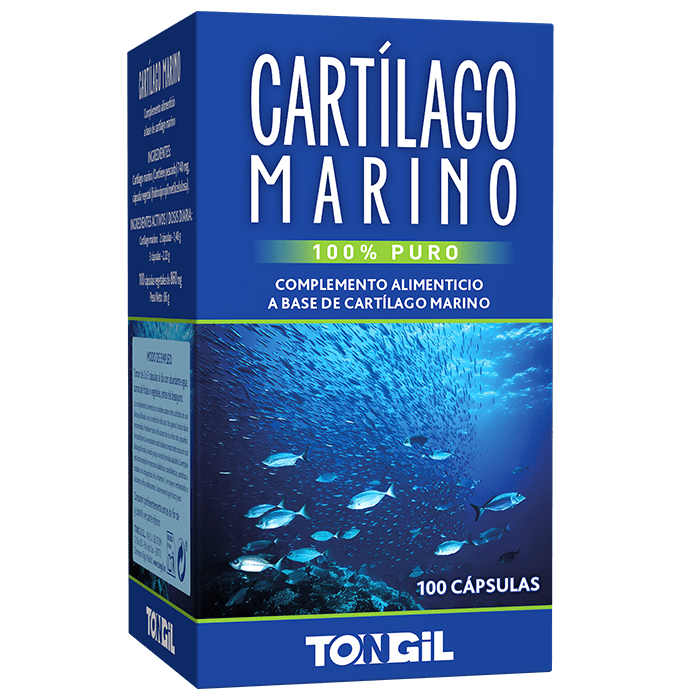 Cartílago Marino Tongil 100 Cápsulas - Suplemento Articular de Tiburón