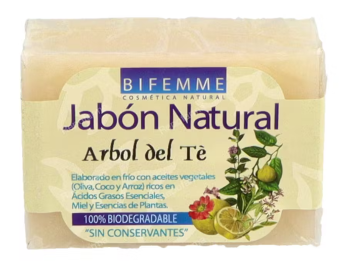 BIFEMME JABON DE ACEITE ARBOL DEL TE 100gr BIFEMME