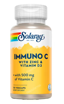 SOLARAY IMMUNO C +D3+ZN 30vcap.