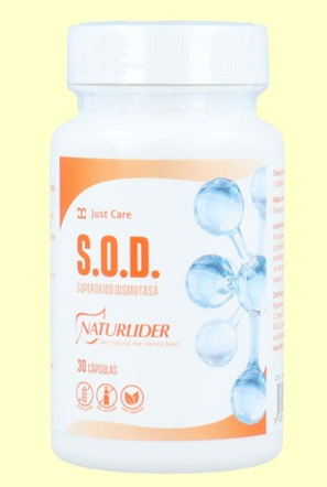 SOD Superóxido Dismutasa - Naturlider - 30 cápsulas