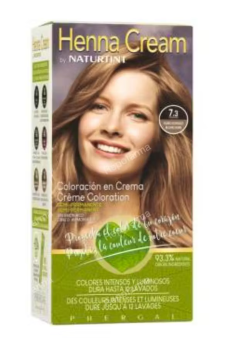 NATURTINT HENNA CREAM 7.3 rubio dorado