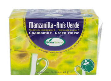 SORIA NATURAL INF.MANZANILLA ANIS VERDE 20uni