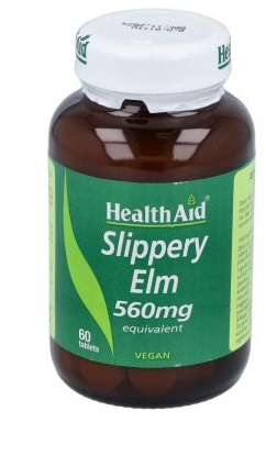 HEALTH AID OLMO ROJO SLIPPERY ELM 60comp. HEALTH AID