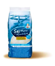 DANIVAL SAL MARINA ATLANTICA fina sin refinar 1kg.