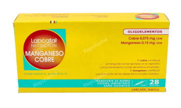 MANGANESO 10 28X2 ml ampollas