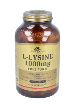 SOLGAR L-LISINA 1000mg. 250comp.