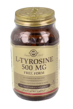 SOLGAR L-TIROSINA 500mg. 50cap.