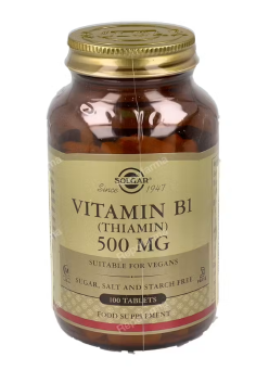 SOLGAR VITAMINA B1 500mg. 100comp.