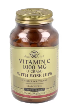 SOLGAR VITAMINA C 1000mg ROSE HIPS 100comp.