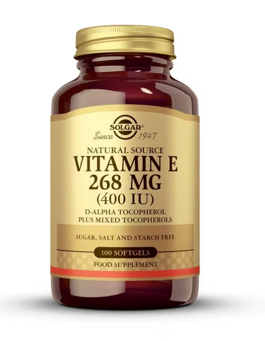 SOLGAR VITAMINA E 400IU (268mg) 100cap.blanda