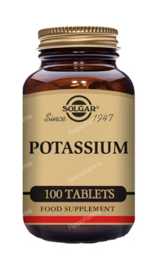 SOLGAR GLUCONATO DE POTASIO 99mg.100comp