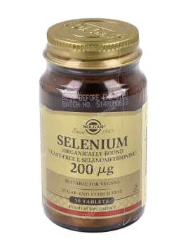 SOLGAR SELENIO 200mcg (sin levadura) 50comp