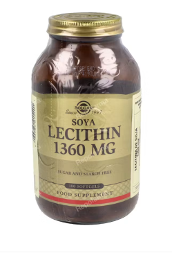 SOLGAR LECITINA DE SOJA 1360mg. 100perlas