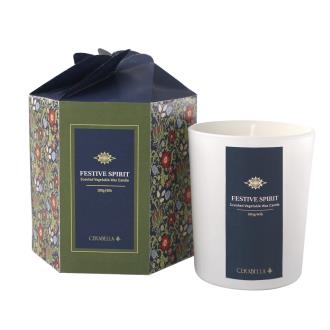 VELA PERFUMADA corrage festive spirit 7,5x9cm 1 ud