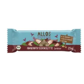 BARRITA DE AMARANTO con Chocolate Negro16 uds BIO