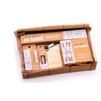 CAJA REGALO: cepillo, hilo dental,bastoncitos**