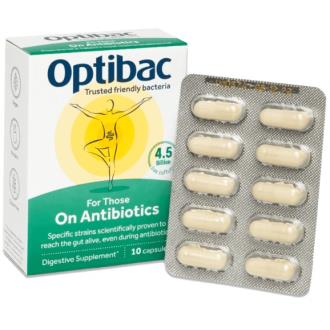 OPTICAC PARA LOS QUE TOMAN ANTIBIOTICOS 10 CAPS