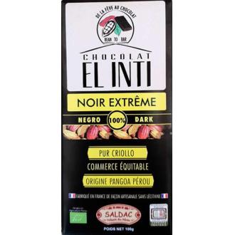 Chocolate 100% Cacao sin Azucar 100 gr