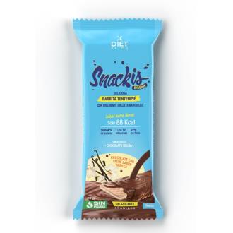 DIET PRIME SNACKIS barrita choco leche+ vainilla 24 uds.