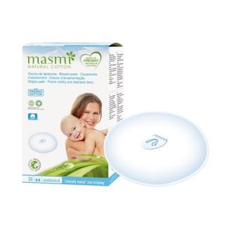 Discos Lactancia Masmi Natural Cotton 30U