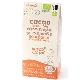 Cacao puro con Naranja y Canela bio 125g Alternativa3
