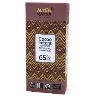 Cacao instantaneo 65%  min Bio 400 g Alternativa 3