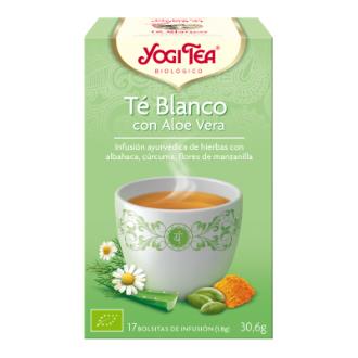 Yogi tea te blanco con aloe vera bio 17 filtro