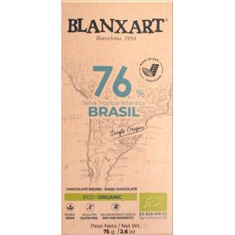 CHOCOLATE NEGRO 76% BRASIL 75 gr ECO
