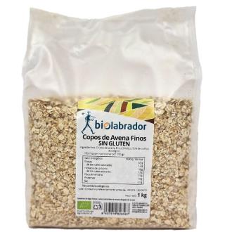COPOS DE AVENA FINOS SIN GLUTEN 1kg.