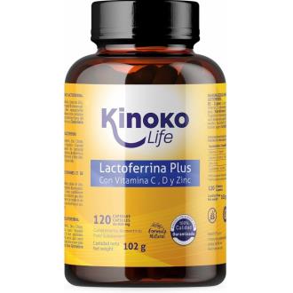 LACTOFERRINA PLUS (500mg VitC,Zinc y Vit D3 2000iu) 120 cap.
