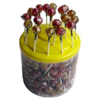 CHUPIS CARAMELO CON PALO 200 uds BIO EXPOSITOR
