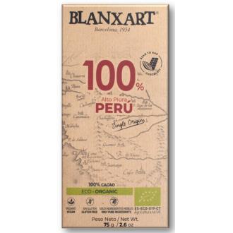 CHOCOLATE NEGRO 100% PERU 75 gr ECO