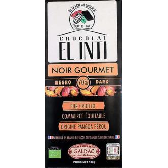 CHOCOLATE NEGRO 70% 100 gr ECO