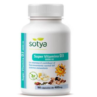 Super vitamina D3 3000UI 90 capsulas Sotya