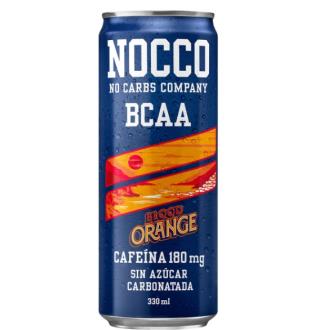 Bebida energetica Blood orange del Sol con BCAA 330ml Nocco