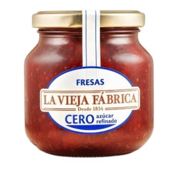 MERMELADA DE FRESA cero azucar refinado 280 gr