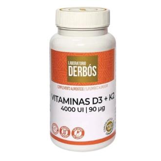 VITAMINAS D3 + K2 4000 UI 90 Âµg 120 comp.
