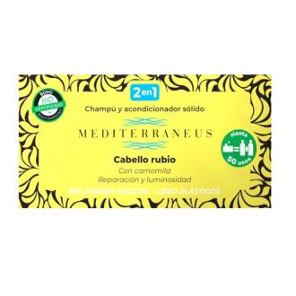 MEDITERRANEUS champu-acondicionador solido cabello rubio 55