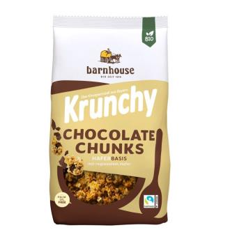 Muesli Krunchy chocolate chunks bio 500g Barnhouse