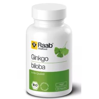 GINKGO BILOBA 500mg 60 cap BIO VEGAN SG